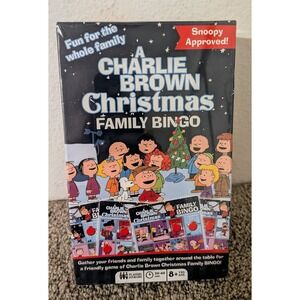 A Charlie Brown Christmas Family Bingo Game Snoopy Approved Fun for All Ages NEW